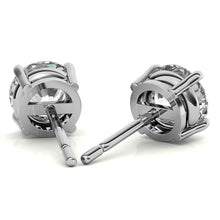 AGI Certified 2.00 CTW Lab Grown Diamond (G/VS) Stud Earrings in 14K Yellow or White Gold