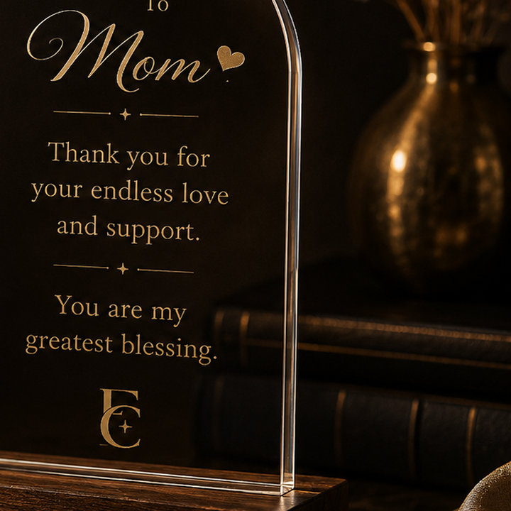 Acrylic plaques