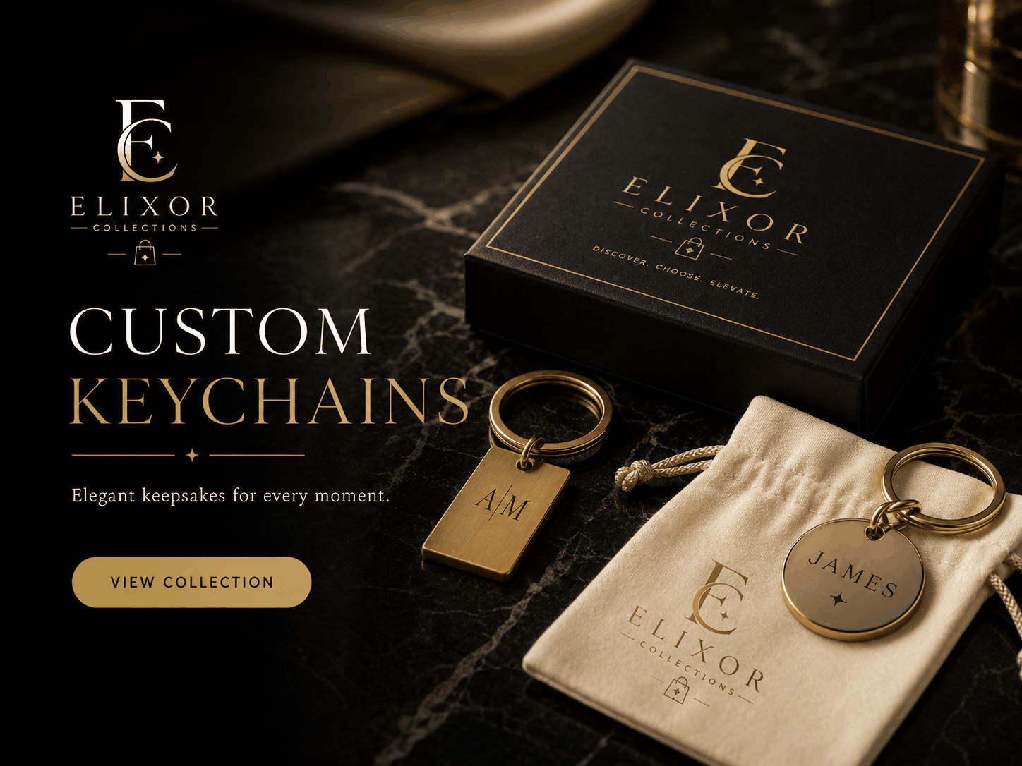 Elixor custom keychains